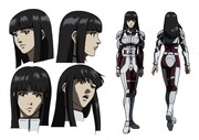 秋田奈々緒の設定画。(c)貴家悠・橘賢一／集英社・Project TERRAFORMARS