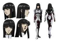 秋田奈々緒の設定画。(c)貴家悠・橘賢一／集英社・Project TERRAFORMARS