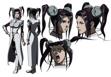 チョウ・ミンミンの設定画。(c)貴家悠・橘賢一／集英社・Project TERRAFORMARS