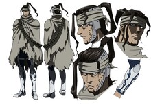 ゴッド・リーの設定画。(c)貴家悠・橘賢一／集英社・Project TERRAFORMARS