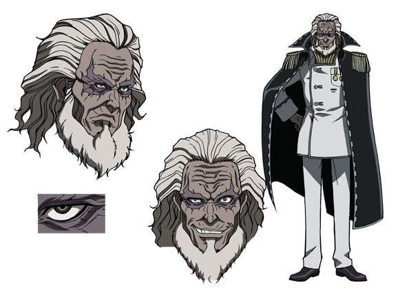 アレクサンドル・G・ニュートンの設定画。(c)貴家悠・橘賢一／集英社・Project TERRAFORMARS