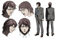 本多晃の設定画。(c)貴家悠・橘賢一／集英社・Project TERRAFORMARS