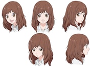 吉岡双葉（高校生）のキャラクター設定画。(c)2014 咲坂伊緒／集英社・「アオハライド」製作委員会