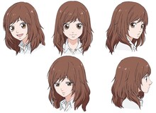 吉岡双葉（高校生）のキャラクター設定画。(c)2014 咲坂伊緒／集英社・「アオハライド」製作委員会