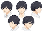 馬渕洸（高校生）のキャラクター設定画。(c)2014 咲坂伊緒／集英社・「アオハライド」製作委員会