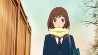 アニメ「アオハライド」PVの場面写真。(c)2014 咲坂伊緒／集英社・「アオハライド」製作委員会