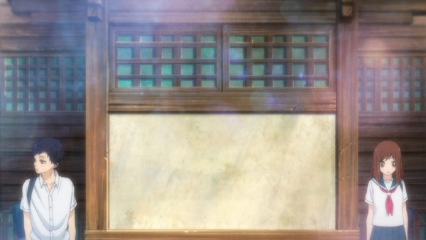 アニメ「アオハライド」PVの場面写真。(c)2014 咲坂伊緒／集英社・「アオハライド」製作委員会