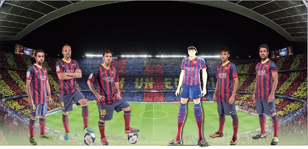 展示コーナーのイメージ。(c)FCB (c)高橋陽一／集英社 (c)『ボールはともだち。キャプテン翼展』実行委員会