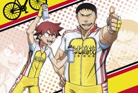 鳴子と田所が描かれたポストカード。（c）渡辺航（週刊少年チャンピオン）／弱虫ペダル製作委員会