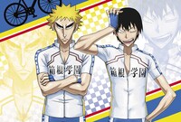 福富と荒北が描かれたポストカード。（c）渡辺航（週刊少年チャンピオン）／弱虫ペダル製作委員会