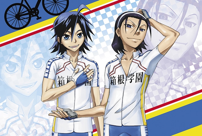 真波と東堂が描かれたポストカード。（c）渡辺航（週刊少年チャンピオン）／弱虫ペダル製作委員会