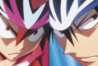 鳴子＆今泉が描かれたポストカード。（c）渡辺航（週刊少年チャンピオン）／弱虫ペダル製作委員会