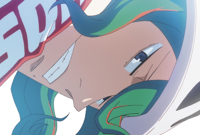 巻島が描かれたポストカード。（c）渡辺航（週刊少年チャンピオン）／弱虫ペダル製作委員会