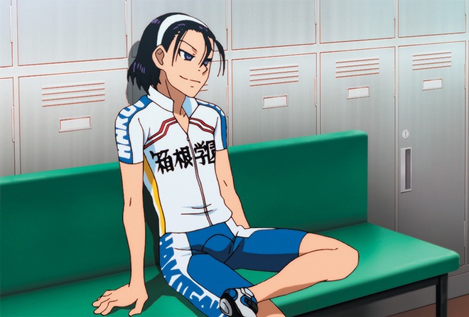 東堂が描かれたポストカード。（c）渡辺航（週刊少年チャンピオン）／弱虫ペダル製作委員会