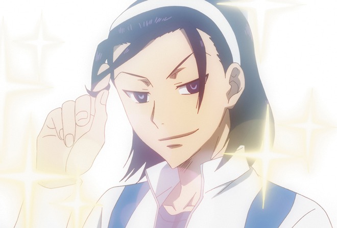 東堂が描かれたポストカード。（c）渡辺航（週刊少年チャンピオン）／弱虫ペダル製作委員会