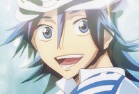 真波が描かれたポストカード。（c）渡辺航（週刊少年チャンピオン）／弱虫ペダル製作委員会