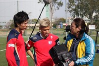 撮影風景 (c)Jリーグ×キャプテン翼 DREAMSHOOT製作委員会