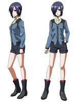 霧嶋董香の設定画。(c)石田スイ／集英社・東京喰種製作委員会