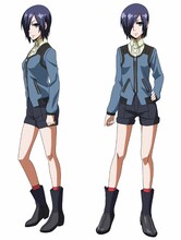 霧嶋董香の設定画。(c)石田スイ／集英社・東京喰種製作委員会