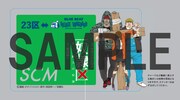 BLUE BEAT VILLAGE VANGUARDにて、購入特典として配布されるICカードステッカーのサンプル。