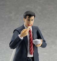 「figma 井之頭五郎」。箸を持った手やご飯茶碗も付属している。 (c)Masayuki Kusumi (c)Jiro Taniguchi