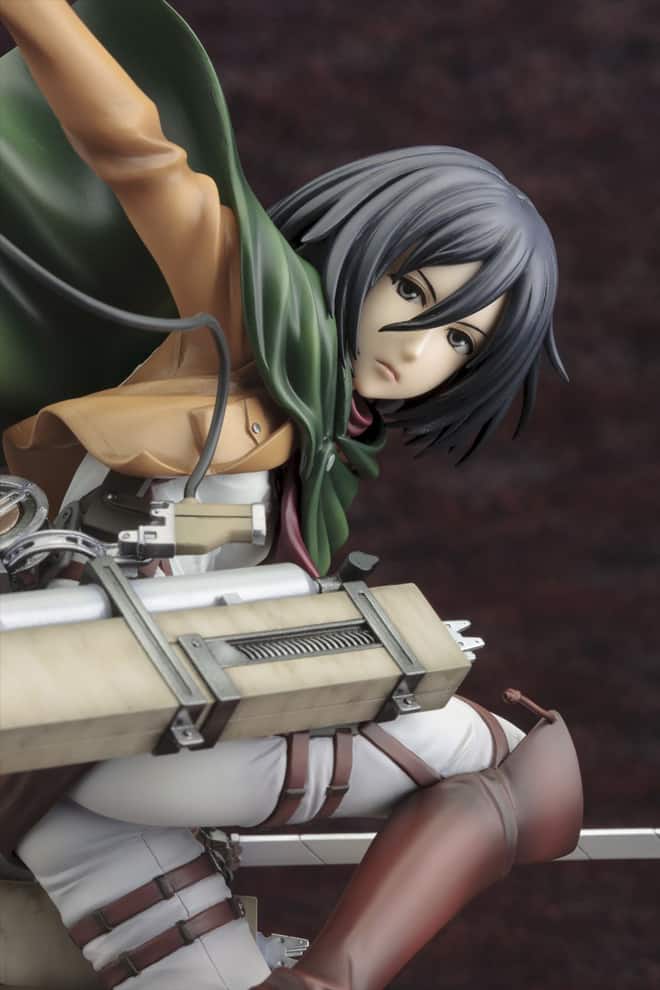 立体機動装置まで完全再現、ミカサ1／8フィギュアが登場 - コミック 