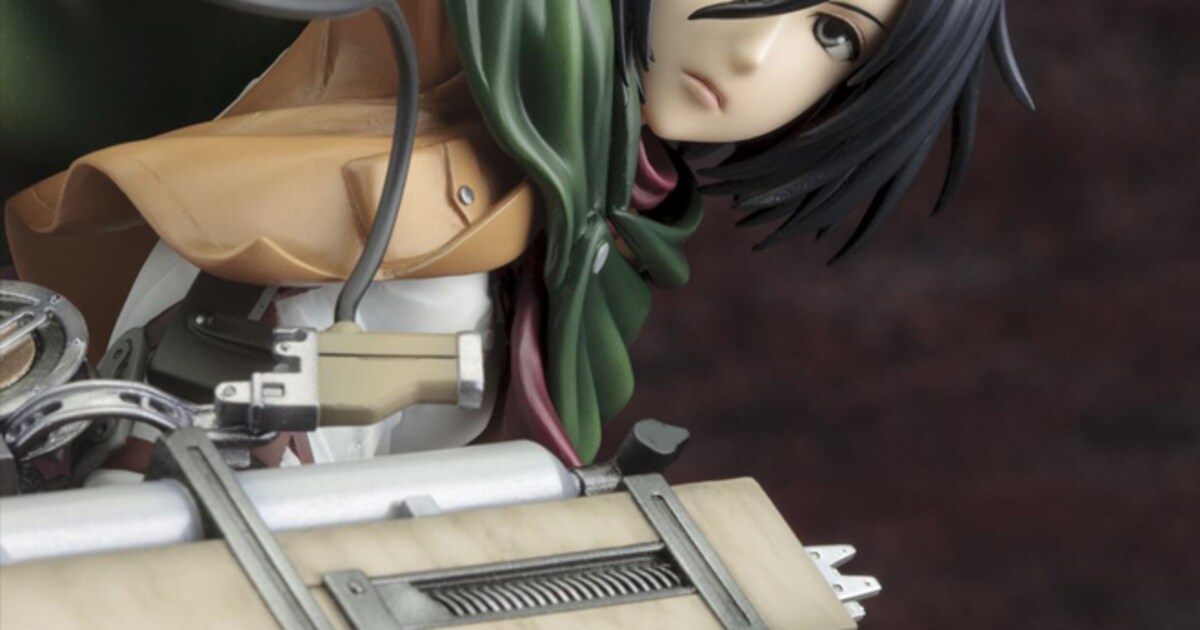 立体機動装置まで完全再現、ミカサ1／8フィギュアが登場 - コミック 