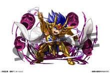 「蟹座のデスマスク」(c)GungHo Online Entertainment, Inc. All Rights Reserved.(c)車田正美／東映アニメーション