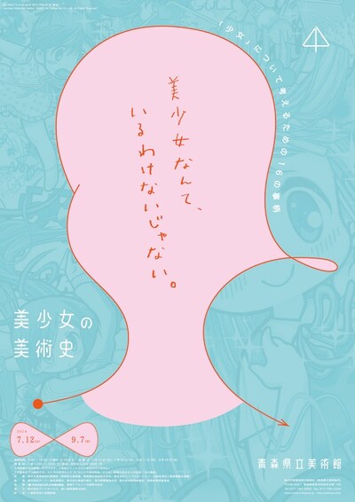 「美少女の美術史『少女』について考えるための16の事柄」ポスター。