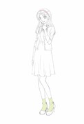 都ゆかり（CV：川澄綾子）の設定画。 (c)椿いづみ／スクウェアエニックス・「月刊少女野崎くん」製作委員会
