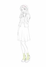 都ゆかり（CV：川澄綾子）の設定画。 (c)椿いづみ／スクウェアエニックス・「月刊少女野崎くん」製作委員会