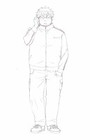 宮前剣（CV：三宅健太）の設定画。 (c)椿いづみ／スクウェアエニックス・「月刊少女野崎くん」製作委員会