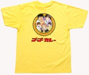 抽選で当たるコラボTシャツの後面。