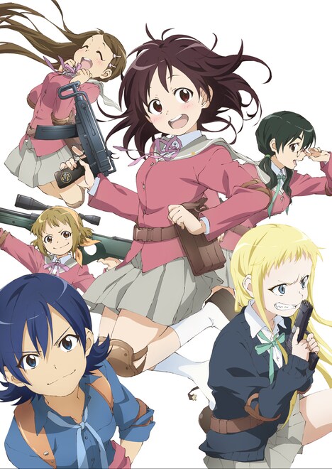 アニメ「ステラ女学院高等科C3部」キービジュアル (c)月眠/ステラ女学院保護者会