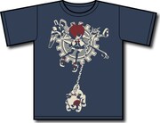 「少女ファイト」黒曜谷の校章を擬人化！蓮ドクロちゃんT