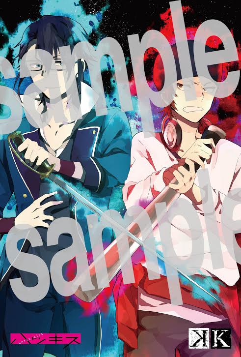 アニメイトでの購入特典として配布される「K―Lost Small World―」のイラストカード。(c)GoRA・GoHands/k-project