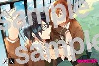 アニメイトでの購入特典として配布される「K―Lost Small World―」のイラストカード。(c)GoRA・GoHands/k-project
