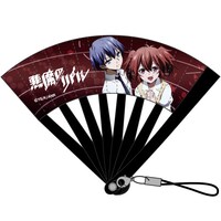 ミニ扇子ストラップ（c）高河ゆん・南方純／ＫＡＤＯＫＡＷＡ刊／「悪魔のリドル」製作委員会