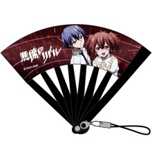 ミニ扇子ストラップ（c）高河ゆん・南方純／ＫＡＤＯＫＡＷＡ刊／「悪魔のリドル」製作委員会
