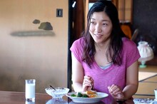 映画「娚の一生」より、安藤サクラ（岬役）。 (c)2015 西炯子・小学館／「娚の一生」製作委員会