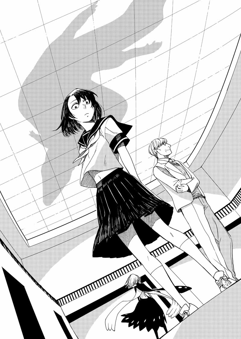 ヤマザキコレ「透明博物館」扉イラスト。