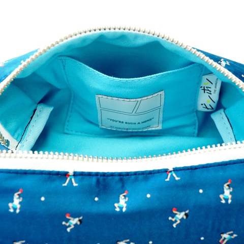 「ピンポン ジャカードポーチ」 （c）松本大洋・小学館／アニメ 「ピンポン」製作委員会