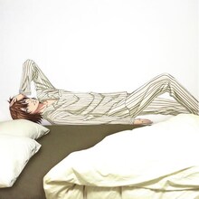 「新テニスの王子様 カベデコール 不二周助」ステッカーシートのサイズは高さ約60㎝、横幅約190㎝。(c)許斐剛/集英社・NAS・新テニスの王子様プロジェクト