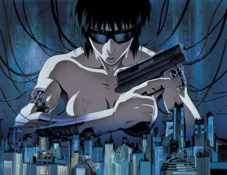 「攻殻機動隊 大原画展」メインビジュアル (c)1995士郎正宗／講談社・バンダイビジュアル・MANGA ENTERTAINMENT (c)士郎正宗・Production I.G／講談社・攻殻機動隊製作委員会 (c)士郎正宗・Production I.G／講談社・「攻殻機動隊ARISE」製作委員会 (c)士郎正宗／講談社