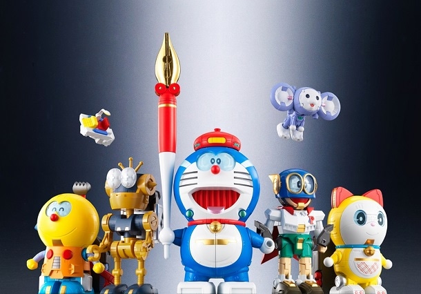 商品には6体のロボットと、3対のメカが同梱されている。 (c)Fujiko Pro