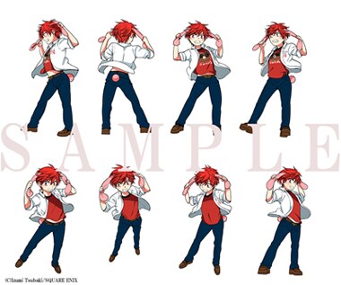 椿いづみが描き下ろしたデザイン画。(c)Izumi Tsubaki/SQUAE ENIX