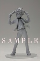 「月刊少女野崎くん」6巻初回限定特装版に付く「みこりんフィギュア」のサンプル（着色前）。