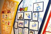 「ボールはともだち。キャプテン翼展」に展示される原画。