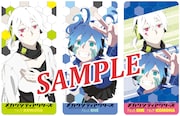 月刊コミックジーン7月号付録の「メカクシティアクターズ」のクリアしおり。(c)2014 KAGEROU PROJECT/1st PLACE (c)じん/1st PLACE・メカクシ団アニメ製作部