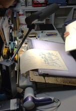 番組スタッフが取材した和月伸宏のアトリエ。(c)2014 雨宮慶太/東北新社